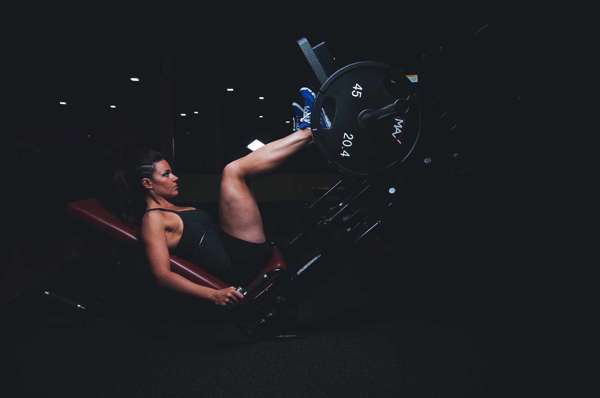 Adult Gym Athlete Dark Energy Exercise