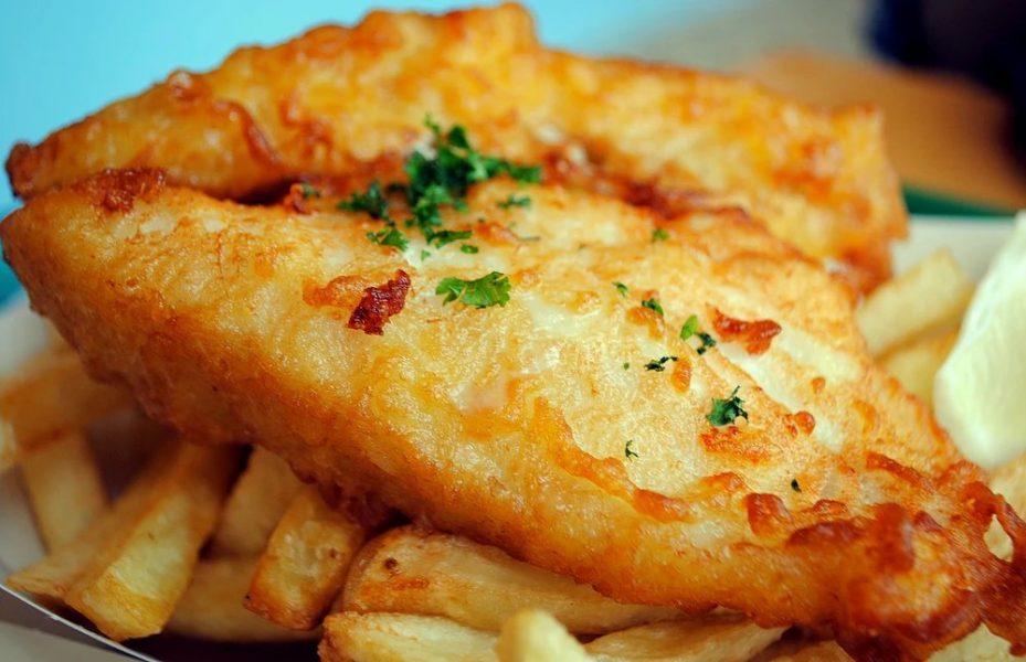 A close up of food